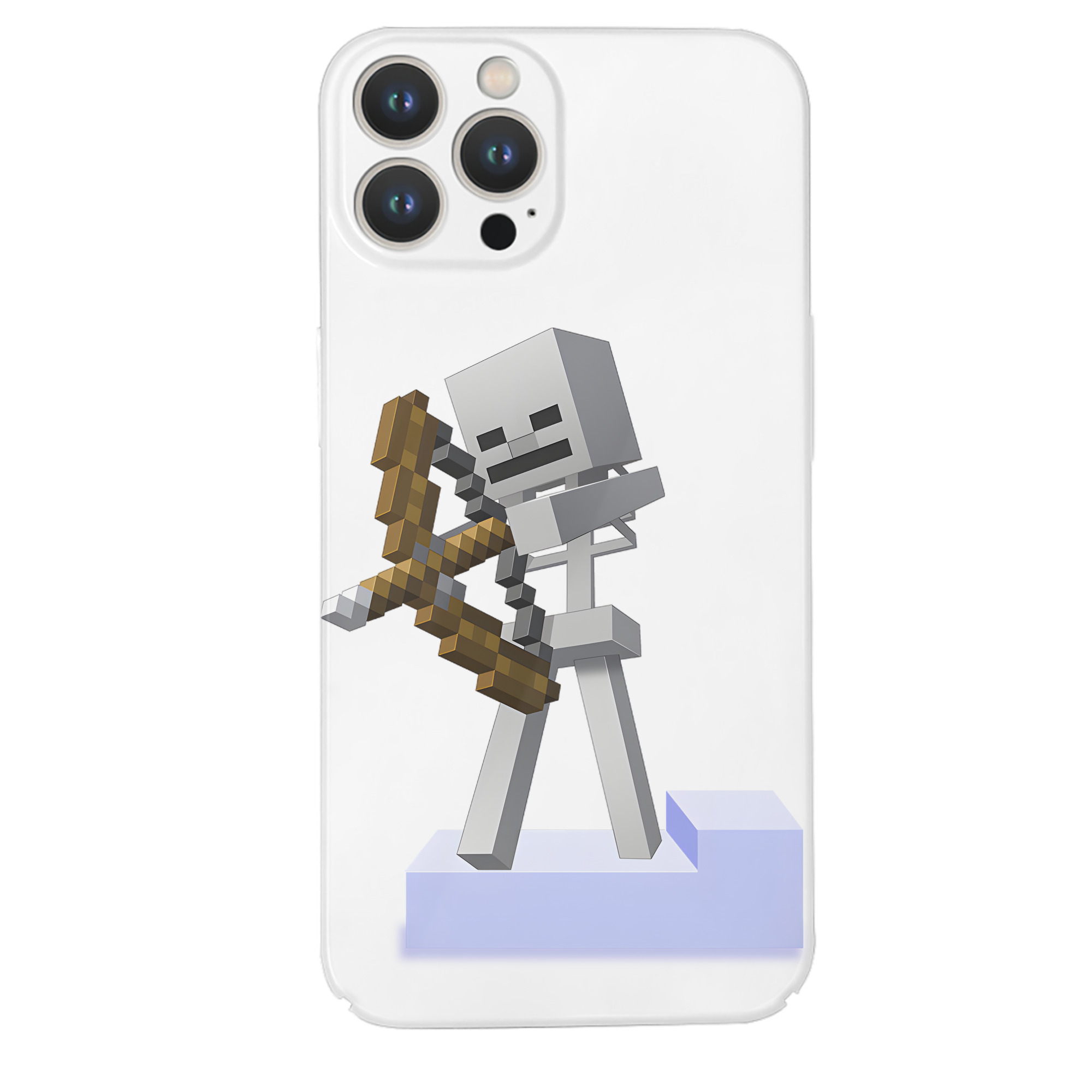 （画像用） マインクラフト ブロックの世界 Minecraft MC Block world 【iPhone 14シリーズ対応】ハードケース
